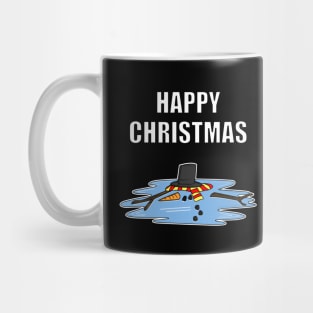 Happy Christmas 2020 Melted Snowman Funny Mug